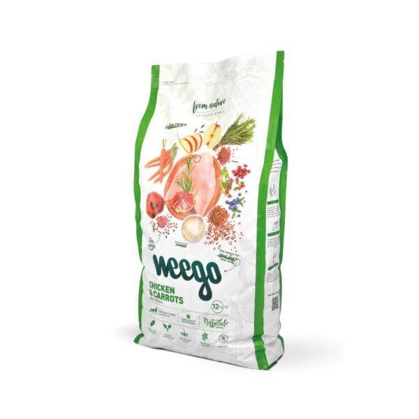 Weego - Croquettes pour chien adulte au poulet avec carotte – Image 2